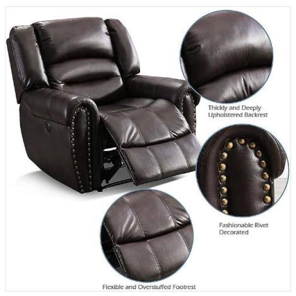 deluxe leather recliner