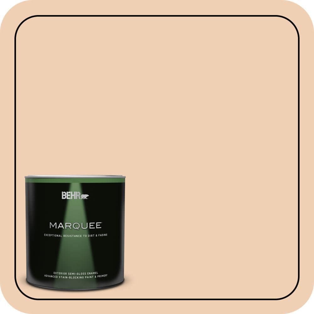 1 qt. #PPU3-07 Pale Coral Semi-Gloss Enamel Exterior Paint & Primer product image for price tracking