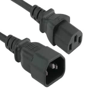1 ft. Computer Power Extension Cord (IEC320 C13 to IEC320 C14)