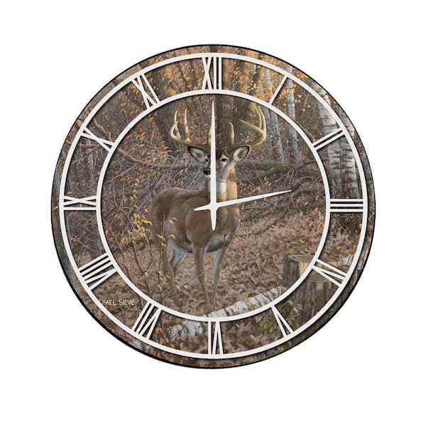 Unbranded "Great Eight" Full Coverage Art and White Numbers Imaged Wall Clock