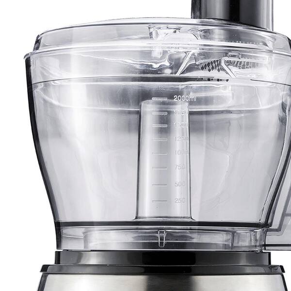 Brentwood 8 Cup 2 Speed Food Processor BlackSilver - Office Depot