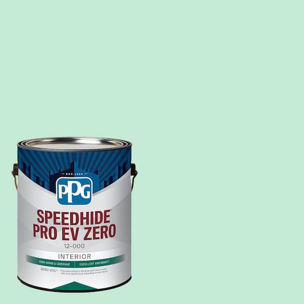 PPG Speedhide Pro EV Zero 1 gal. PPG1227-2 Sweet Pea Semi-Gloss Interior Paint