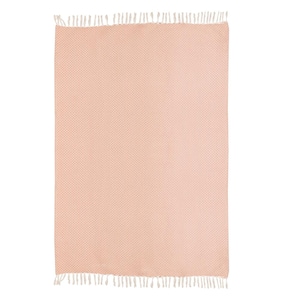 Eros Apricot Throw Blanket, 50 x 60