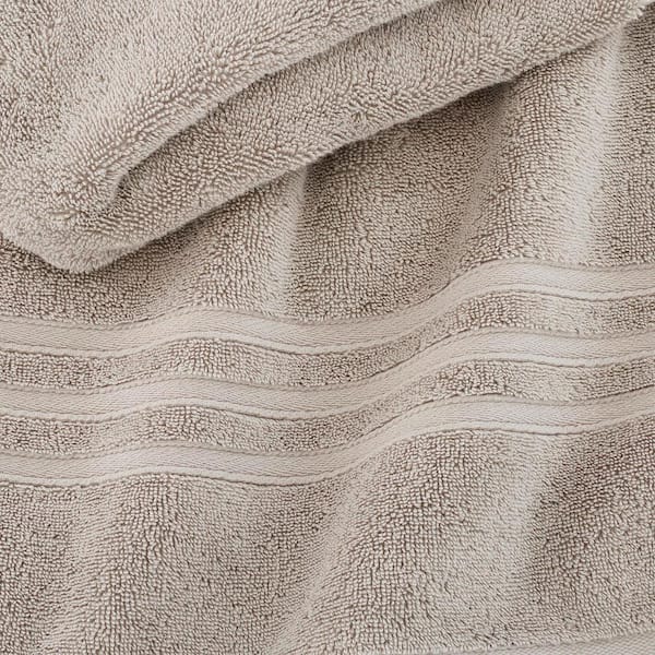 Authentic Turkish Cotton Terry Grey Spa and Shower Towel Wrap - On Sale -  Bed Bath & Beyond - 28303229