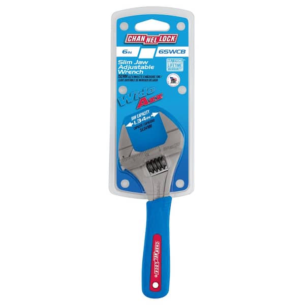 CODE BLUE 6 in. Adjustable Wrench 6SWCB - The Home Depot
