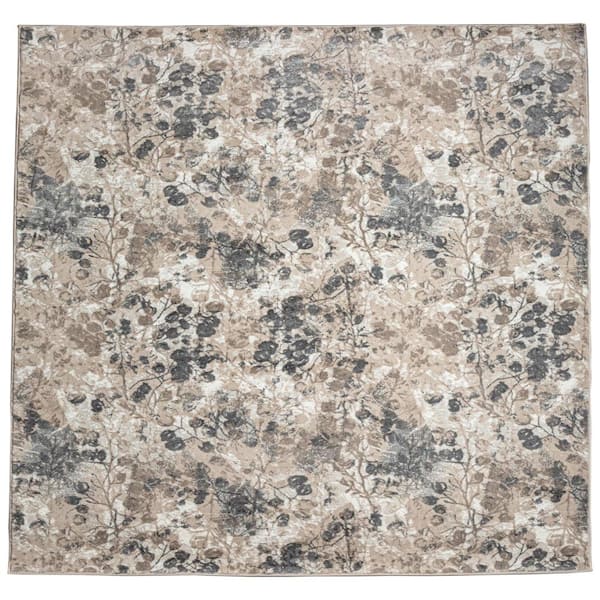 Livigno 1242 Transitional Floral Grey 8 ft. x 10 ft. Area Rug