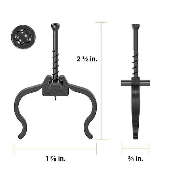 EdgeClip Hidden Deck Fastener (900-Count)
