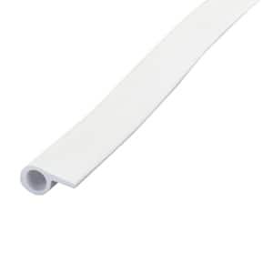 17 ft. White Vinyl Gasket Weatherseal for Doors & Windows