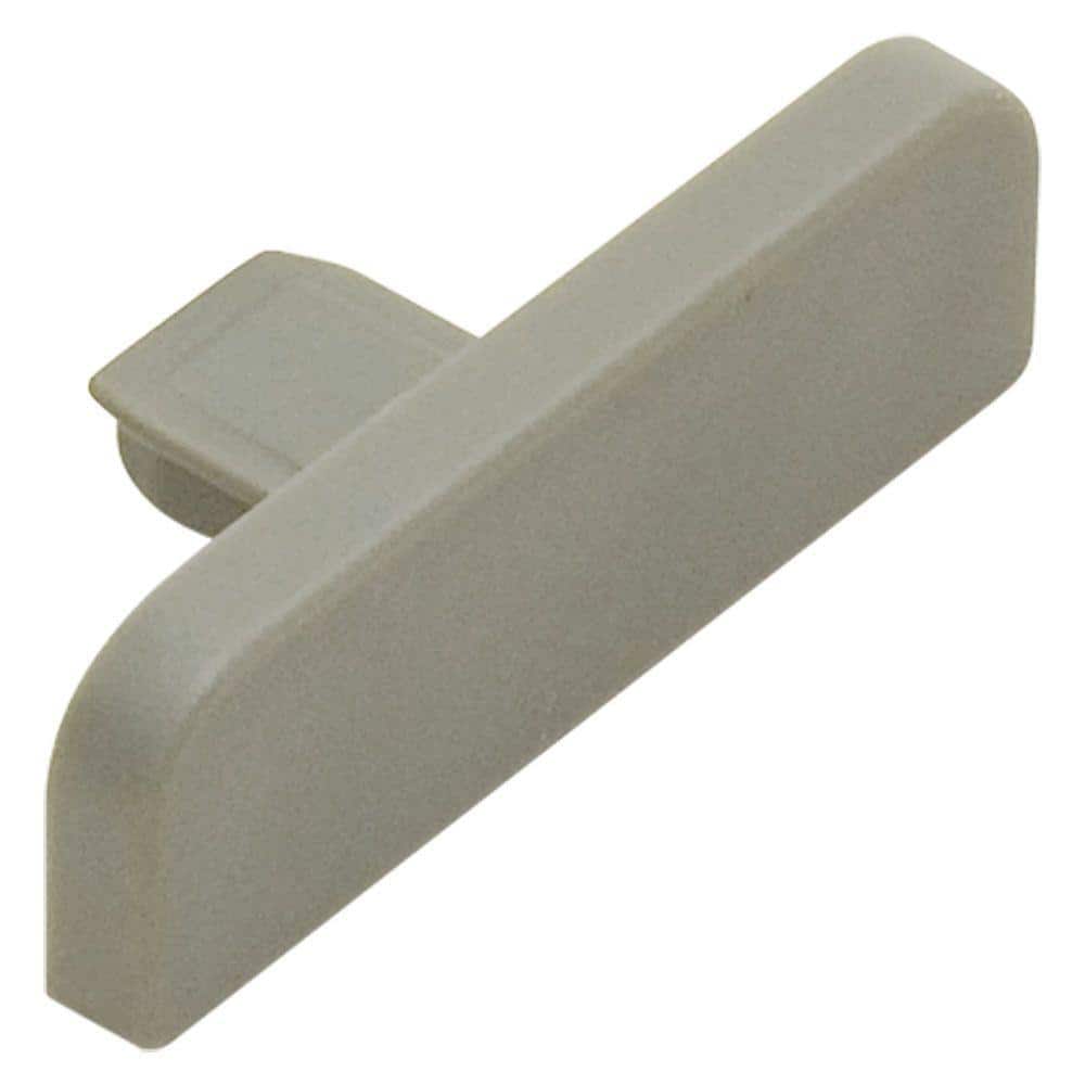 EAN 4011832001727 product image for Trep-SE/-S Grey 13/32 in. x 1-1/32 in. PVC End Cap | upcitemdb.com