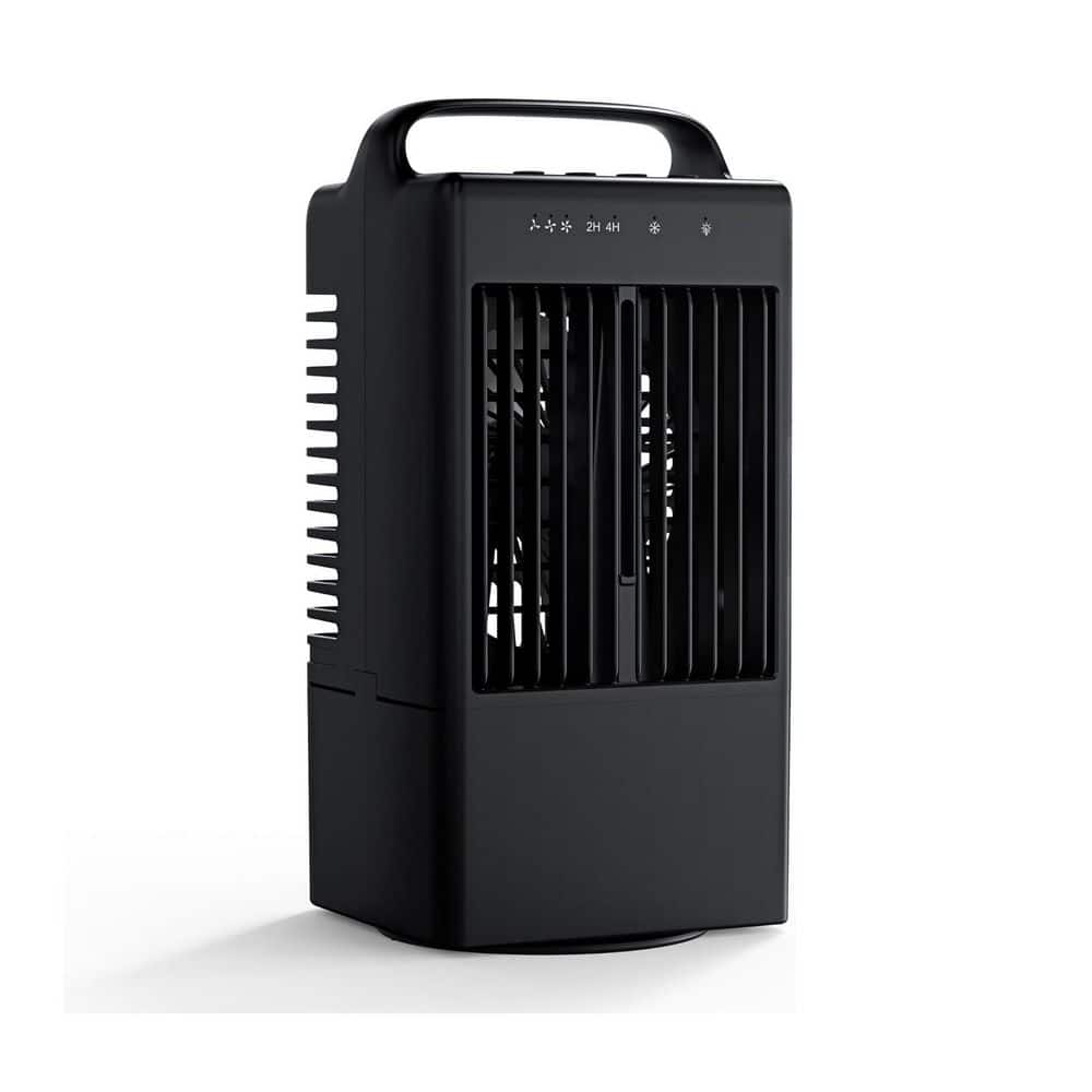 2/4H Timer Portable Air Conditioner Mini Evaporative Cooler with Handle, 800ML Water Tank, 3-Speeds, 7-Color Light price history on PriceWatchPro