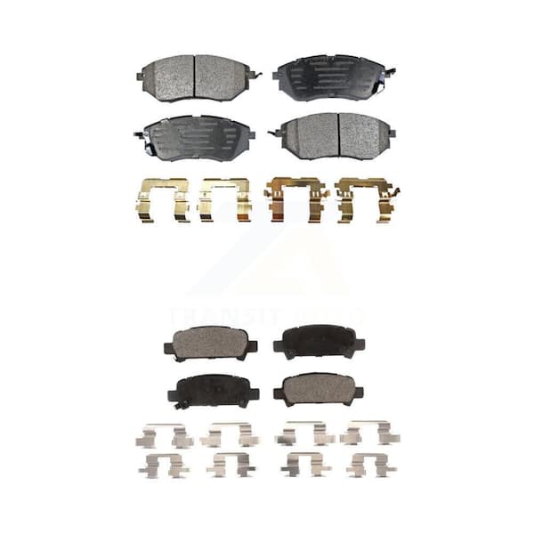 TEC Front Rear Ceramic Brake Pads Kit For Subaru Legacy KTC-100053