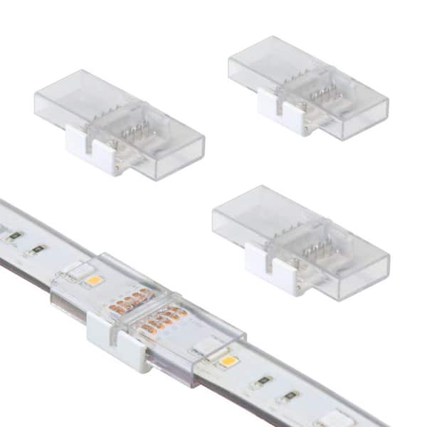 Armacost Lighting 5-Pin RGB+W Tape to Tape Splice Connector Cord for IP67 Strip Light (4-Pack)