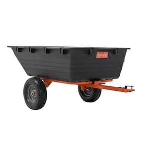 1000 lbs. Load Capacity Poly Tow Dump Cart