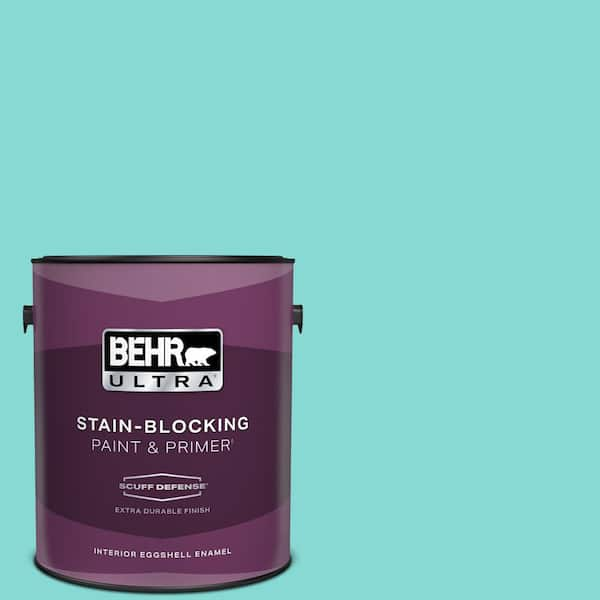 BEHR ULTRA 1 gal. #P450-3 Rainwater Extra Durable Eggshell Enamel Interior Paint & Primer