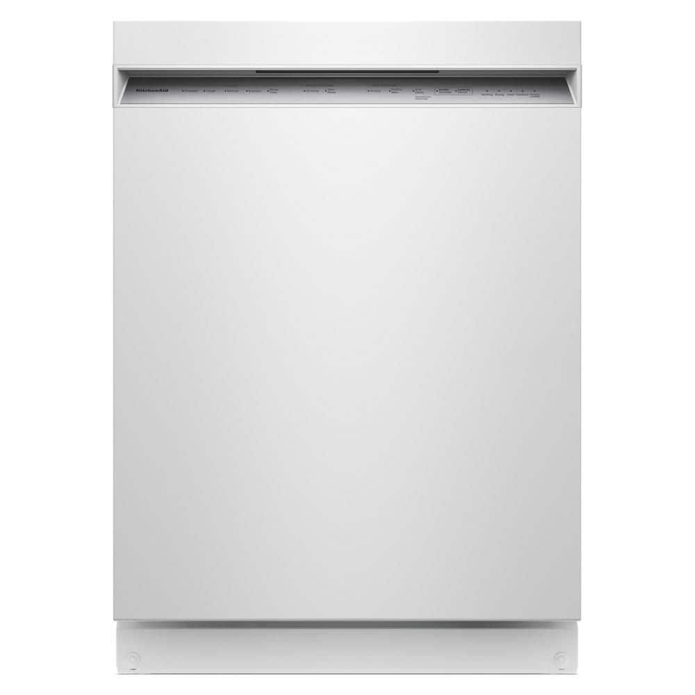 24 in. Front Control Built-In Tall Tub Dishwasher in White with 30-Plus Total Wash Jets