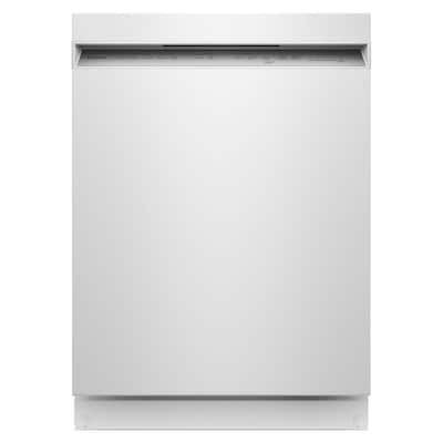 24 in. Front Control Built-In Tall Tub Dishwasher in White with 30-Plus Total Wash Jets