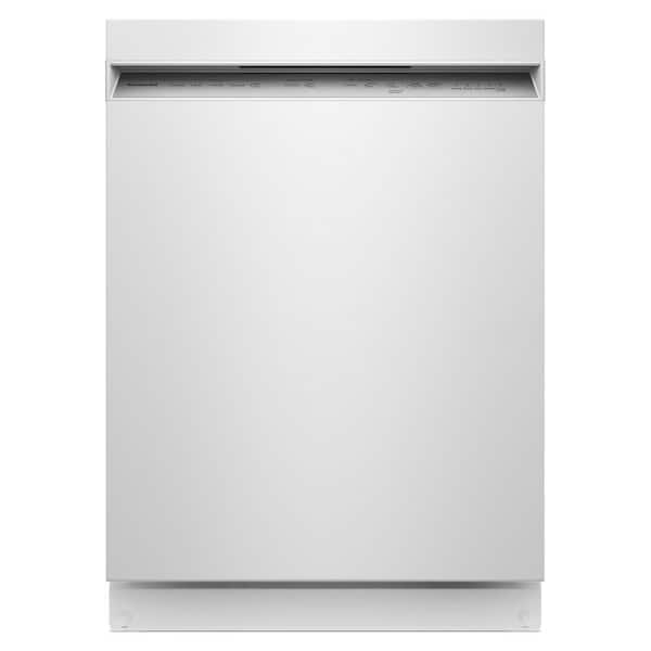 24 in. Front Control Built-In Tall Tub Dishwasher in White with 30-Plus Total Wash Jets