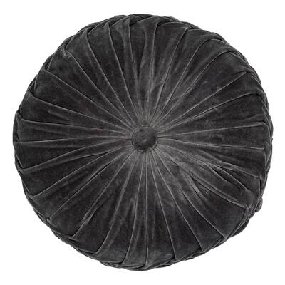 round grey cushion
