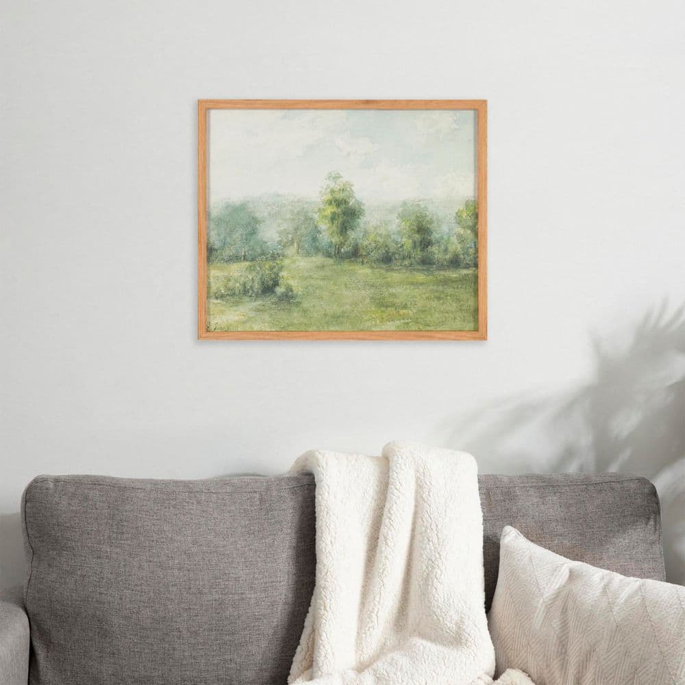 George Inness Natural Wood Framed Landscape Print, 16x12