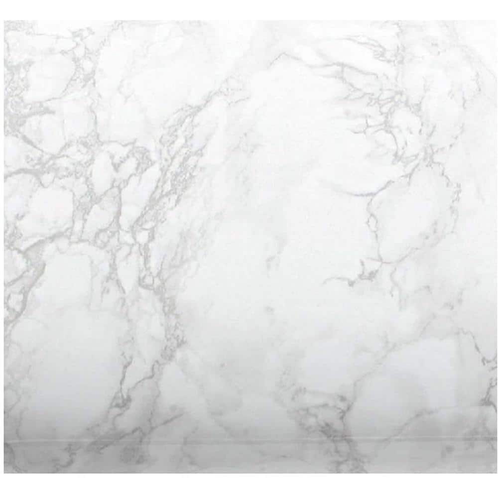 Countertop Laminate Cover Update Grey White Granite Marble Vinyl Roll 36 in
