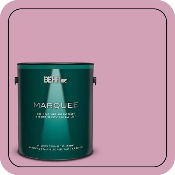 BEHR MARQUEE 1 gal. #M130-4 Raspberry Smoothie Semi-Gloss Enamel Interior Paint & Primer