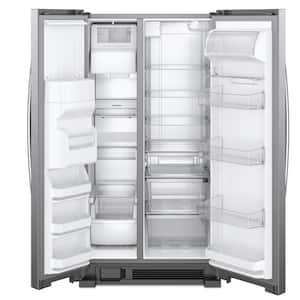 24.6 cu. ft. Side by Side Refrigerator in Fingerprint Resistant Stainless Steel