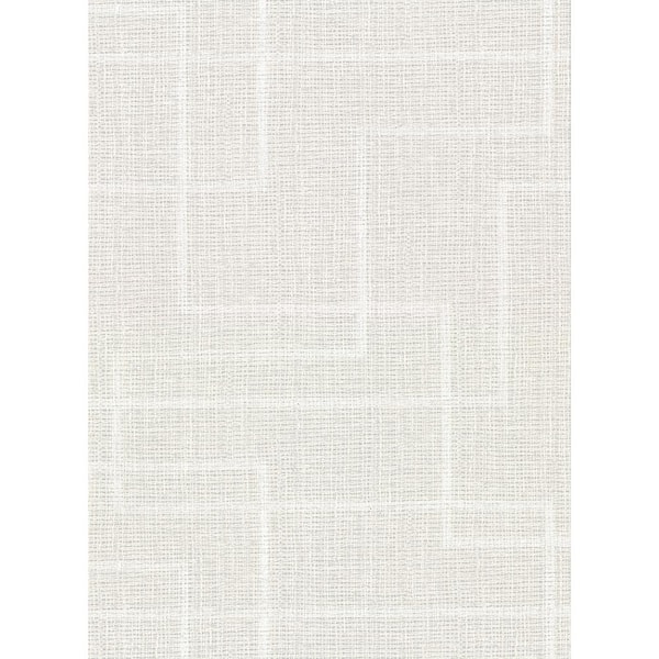 Clarendon Grey Faux Grasscloth Vinyl Strippable Roll (Covers 60.8 sq. ft.)