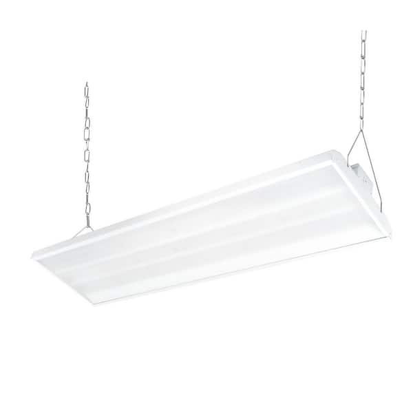 4ft. 40500Lumens 1000-Watt Equivalent Integrated LED White High Bay Light Fixture 120-277V 5000K Daylight