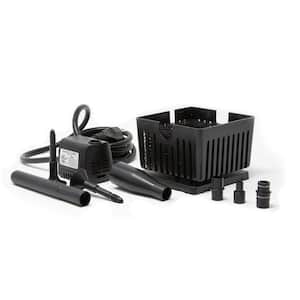 Small Container Fountain Kit with 90 GPH Submersible Fountain Pump