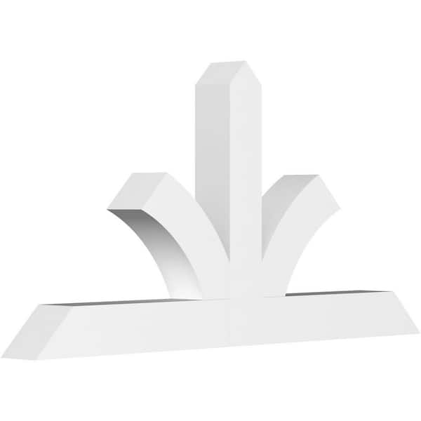 Ekena Millwork Richland 48 in. W x 24 in. H x 4 in. D Signature Polyurethane Bracket