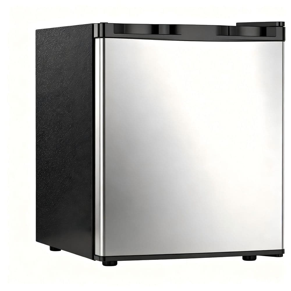 Mini Fridge Rent Electactic 15.75 in. 1.3 cu. ft. Retro Mini Refrigerator in Stainless ...