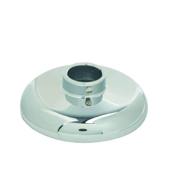 BrassCraft 1/2 in. Nominal (5/8 in. O.D.) Shallow Cast Brass Escutcheon for Copper Pipe with Set Screw in Chrome