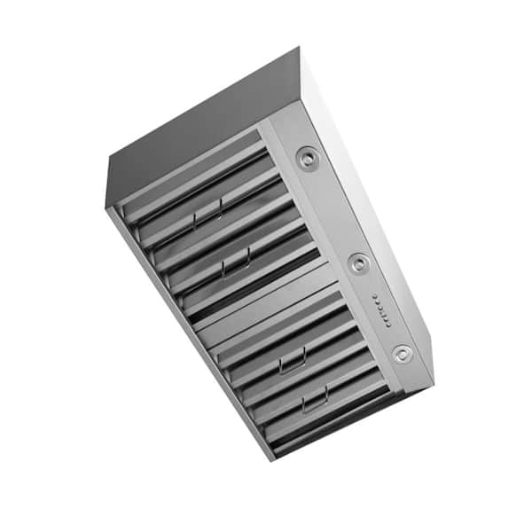 PLGL VORTEX 58.18.600 58-Inch Vortex Insert Range Hood (For 60 Inch Range Hoods), 600 CFM, Single Blower, LED Lighting