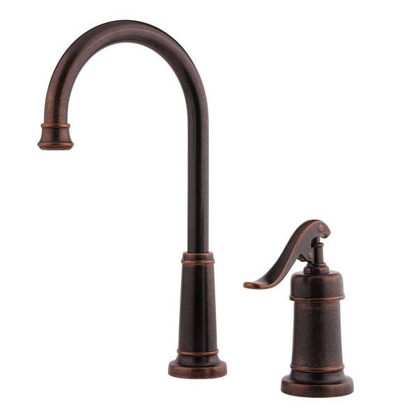 Pfister Ashfield Single-Handle Bar Faucet in Rustic Bronze