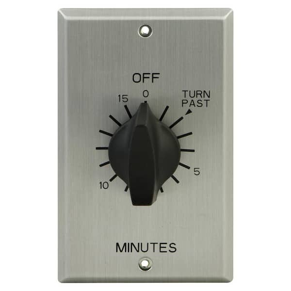 GE 20 Amp 15 Minute In-Wall Indoor Spring Wound Timer