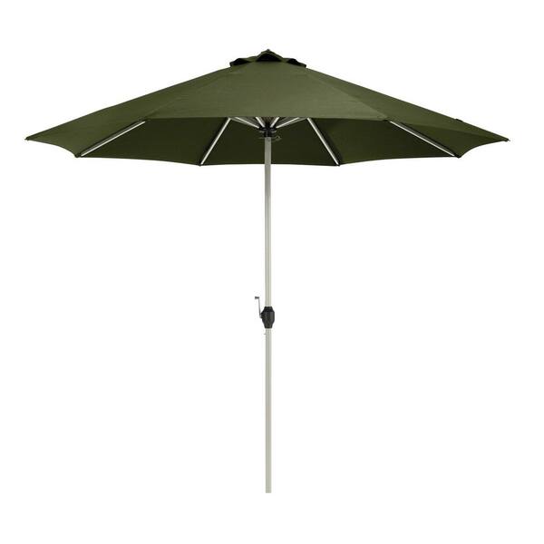 Classic Accessories Montlake 9 ft. Aluminum Market Patio Umbrella in Heather Fern