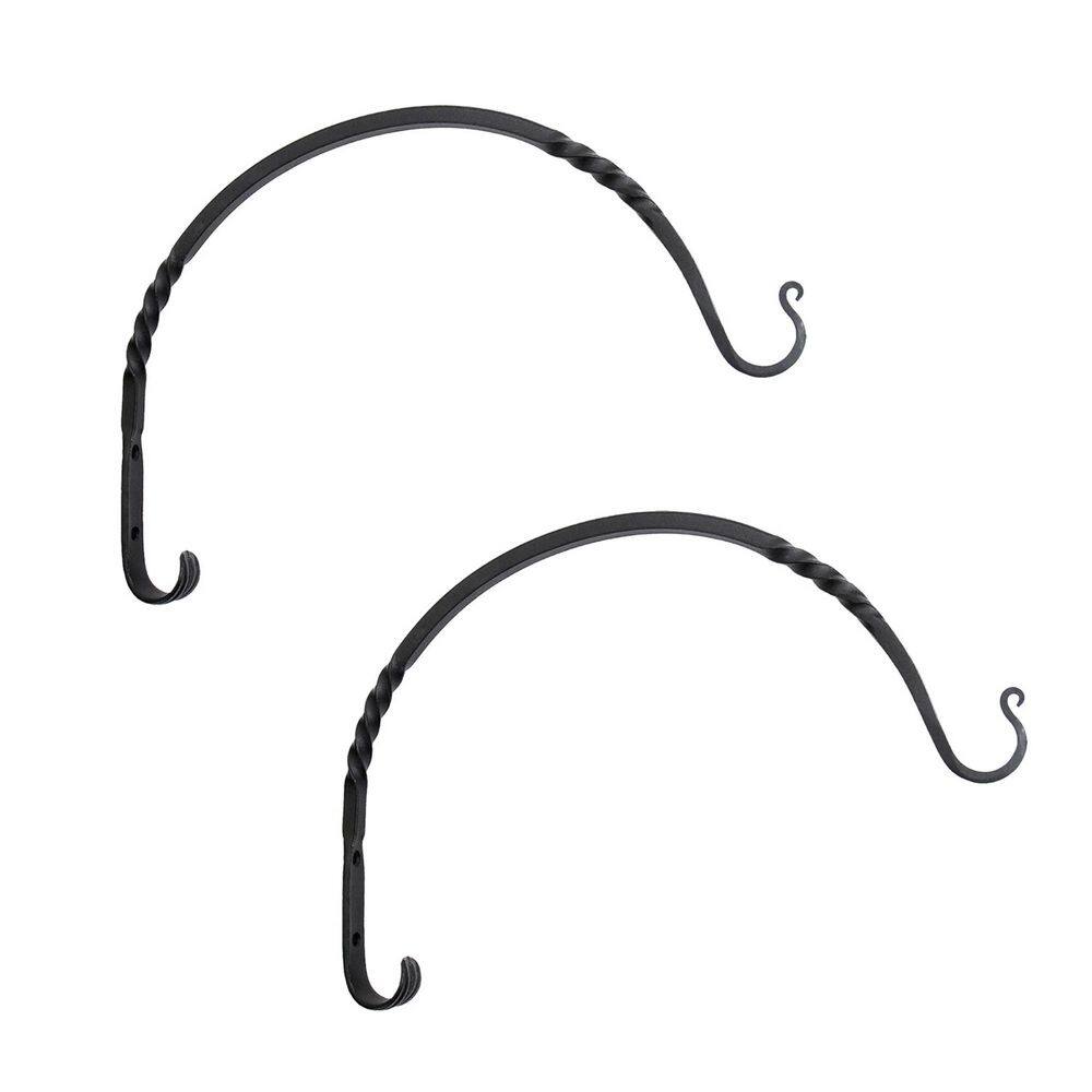 Set of 2 Heavy Duty Arc Wall Brackets, 14.5 Inch Wide, Black Powder Coat Finish price history on PriceWatchPro