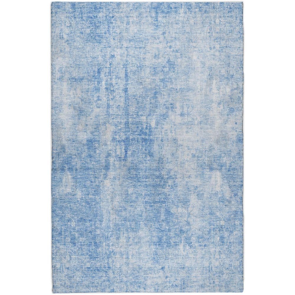 Dream Shag Premium Machine Washable Abstract ADS656 Blue 5 ft. x 7 ft. 6 in. Area Rug price history on PriceWatchPro