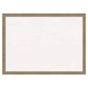 Florence Light Brown White Corkboard 30 in. x 22 in. Bulletin Board Memo Board
