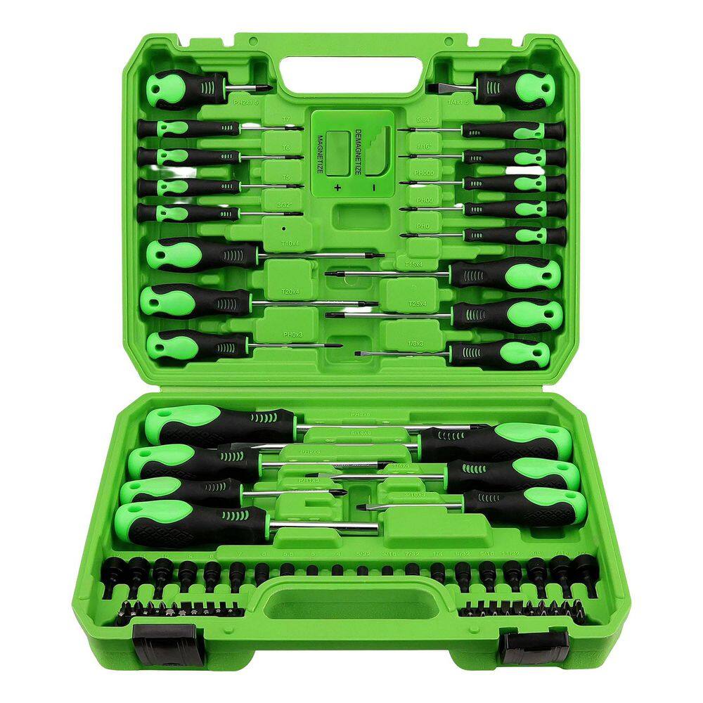 Magnetic Screwdriver Set 86-Piece Insulated Hand Tool Kit With Phillips Slotted Torx Precision Bits and Nut Drivers price history on PriceWatchPro
