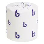 4 in. x 3 in. 2-Ply White Bathroom Tissue Standard Sheet (500-Sheets/Roll, 96-Carton)