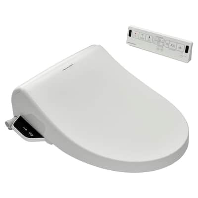 Advanced Clean AC 2.0 Slow Close SpaLet Electric Bidet Seat for Elongated Toilet in White
