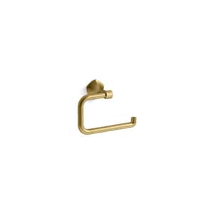 Occasion Wall Mounted Towel Ring in Vibrant Brushed Moderne Brass