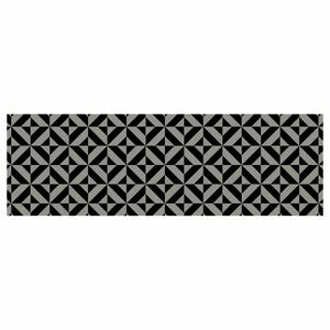 FlorArt Parquet Mod 22 in. x 69 in. Low Profile Rubber Backed Kitchen Mat