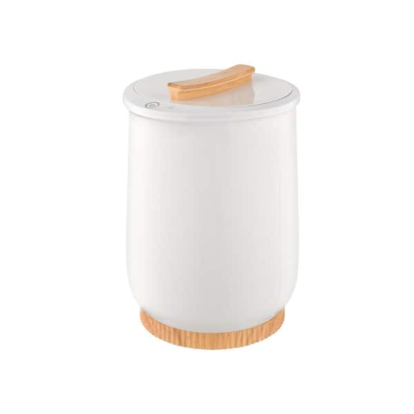 Aosspy White Bucket Style Towel Warmers with Auto Shut off; Fits up to Two 40 in. x 70 in. Oversized Towels