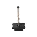 Black TXB Biscuit Style Hidden Deck Fastener with Pre-Set Trim Head Screws (500-Piece)
