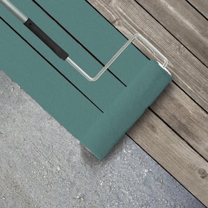 1 gal. #PFC-48 Aqua Marble Textured Low-Lustre Enamel Interior/Exterior Porch and Patio Anti-Slip Floor Paint