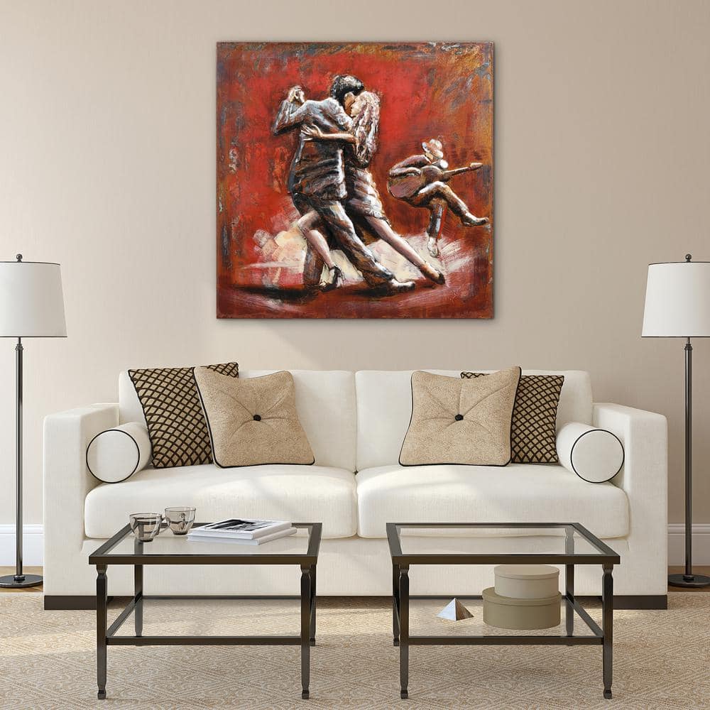 Empire Art Direct Dance Mixed Media Iron Hand Painted Dimensional Wall  Decor PMO-160131-4040 - The Home Depot