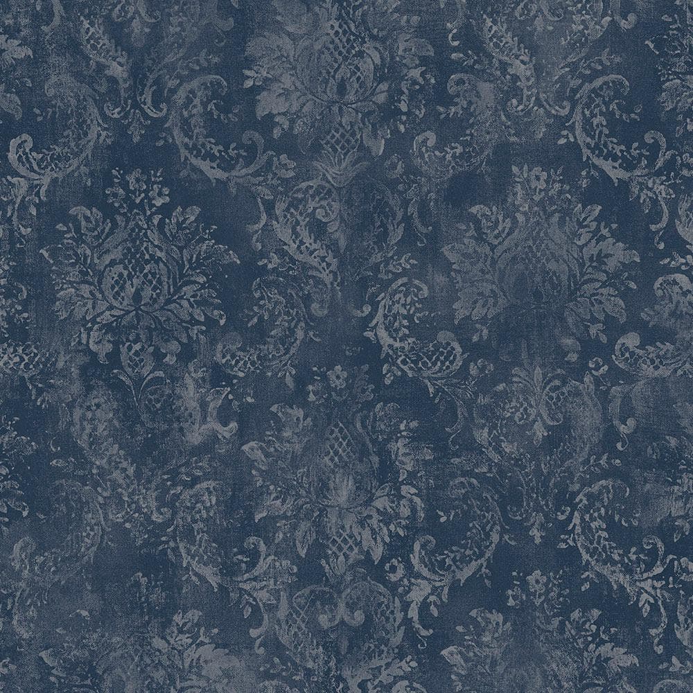 Manhattan Comfort Canvas Damask Wallpaper