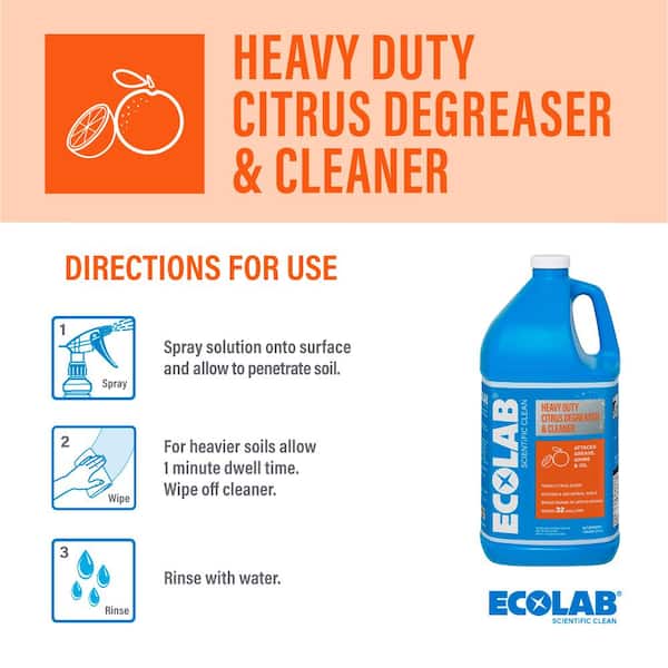 ECOLAB 32 HeavyDuty Citrus Degreaser And Cleaner (4Pack) , 40 OFF